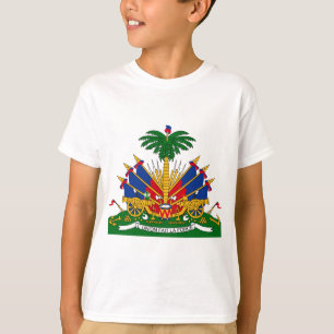 T-shirt emblema de haiti