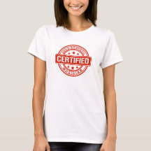T-shirt emblema do músico acústico solo certificad
