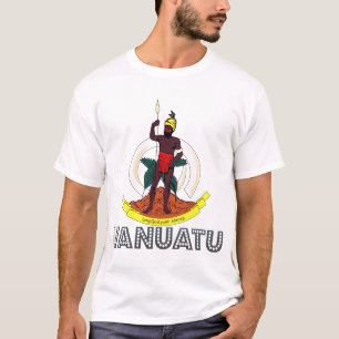 T-shirt Emblema do Ni Vanuatu