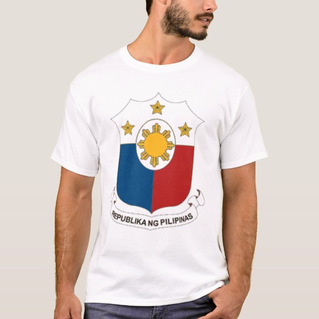 T-shirt emblema filipino (Frente)
