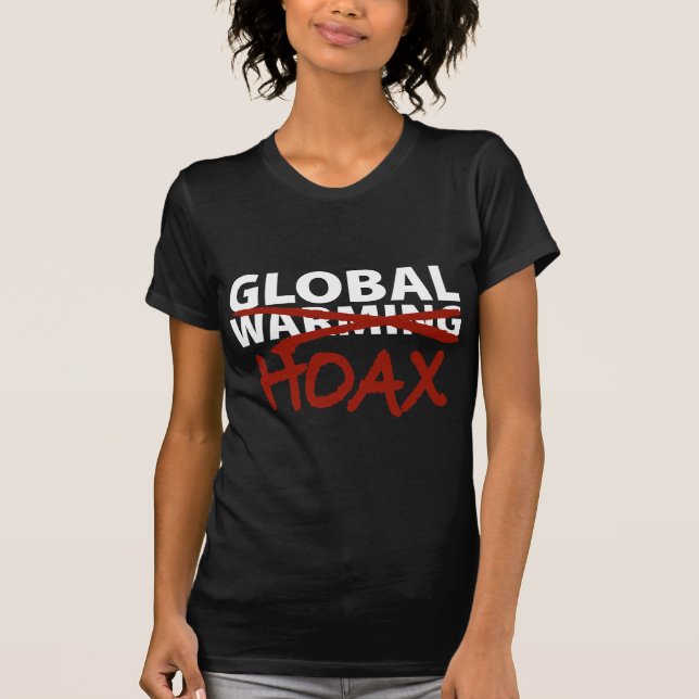 T-shirt Embuste do aquecimento global (Frente)