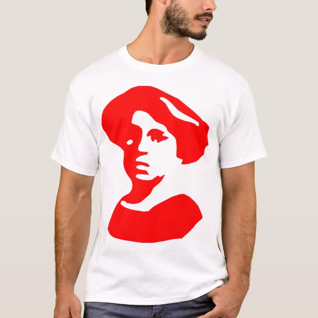 T-shirt Emma Goldman com citações (Frente)