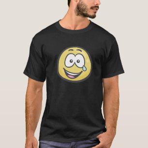 T-shirt Emoji: Cara com os rasgos da alegria