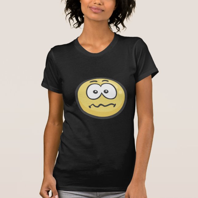 T-shirt Emoji: Cara confundida (Frente)