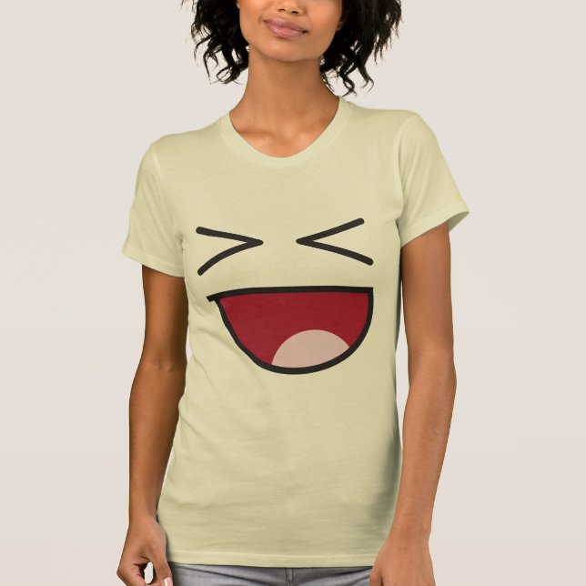T-shirt emoji de riso (Frente)