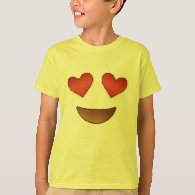 T-shirt Emoji entusiasta dos olhos (Frente)