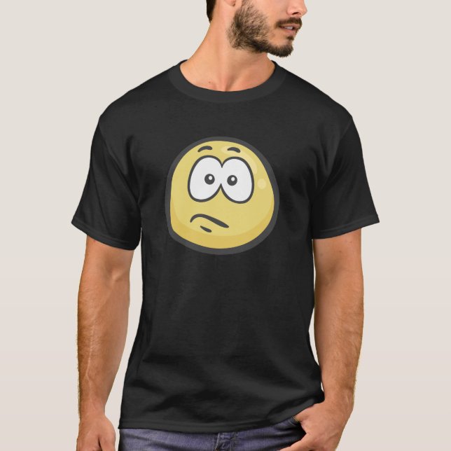 T-shirt Emoji: Face Confusa (Frente)