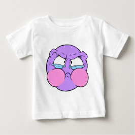 T-Shirt Emote Face Baby Fine Jersey