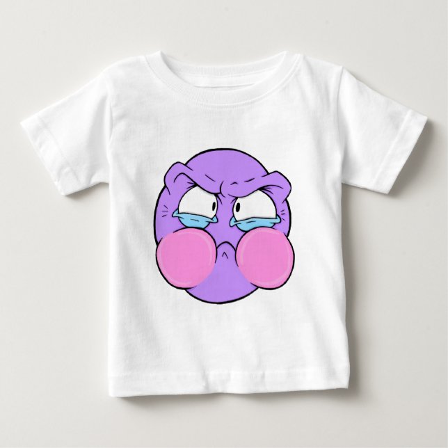 T-Shirt Emote Face Baby Fine Jersey (Frente)