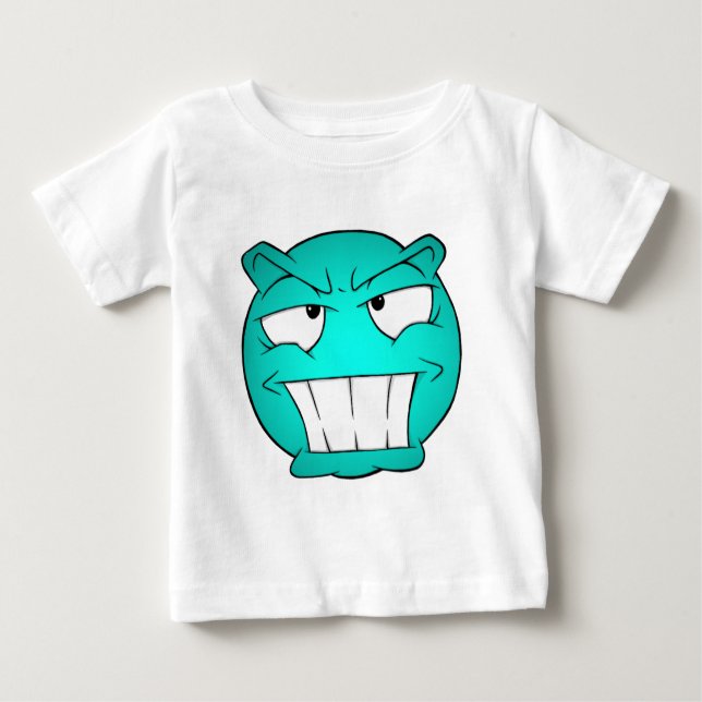 T-Shirt Emote Face Baby Fine Jersey (Frente)