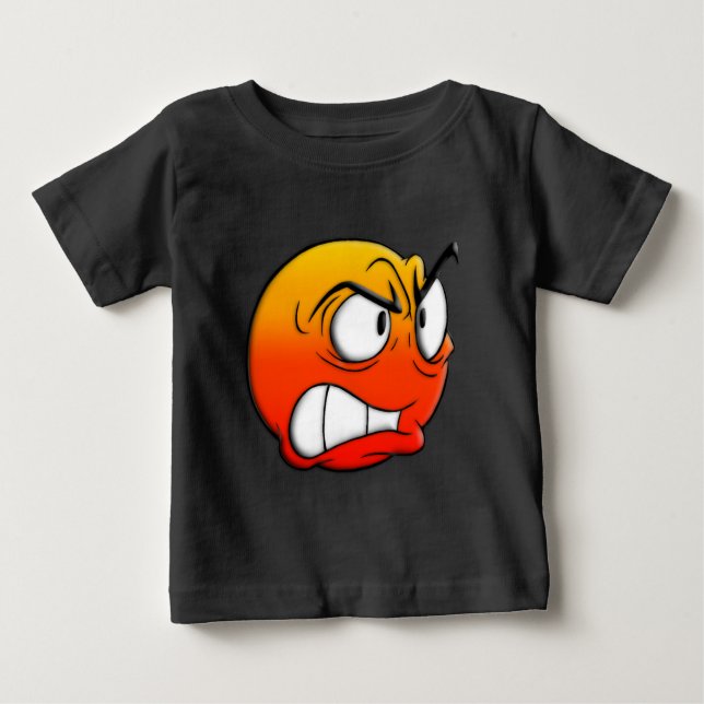 T-Shirt Emote Face Baby Fine Jersey (Frente)