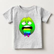 T-Shirt Emote Face Baby Fine Jersey