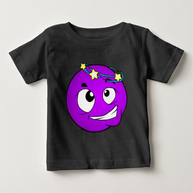 T-Shirt Emote Face Baby Fine Jersey (Frente)