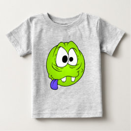 T-Shirt Emote Face Baby Fine Jersey