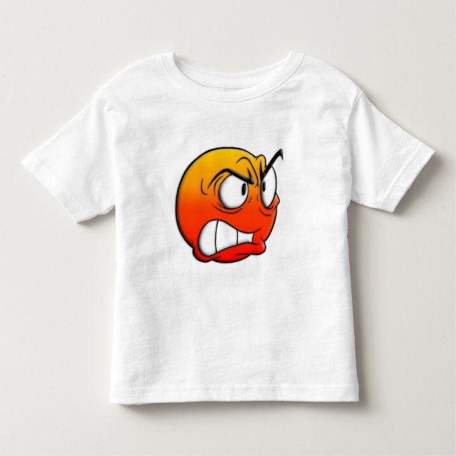 T-Shirt Emote Face Toddler Fine Jersey (Frente)