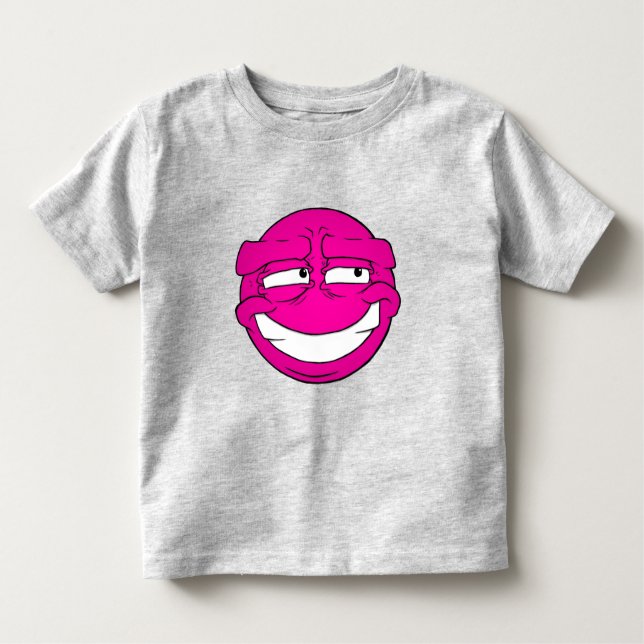 T-Shirt Emote Face Toddler Fine Jersey (Frente)