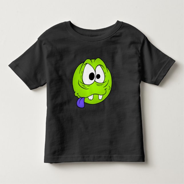 T-Shirt Emote Face Toddler Fine Jersey (Frente)