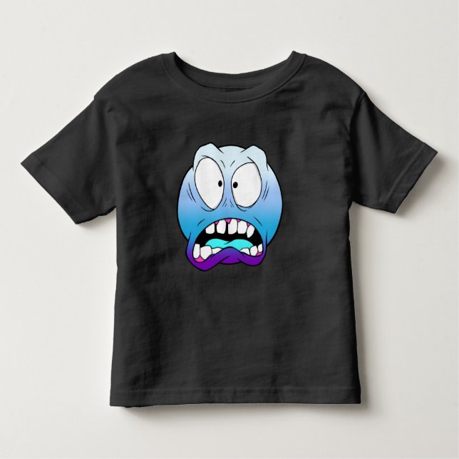 T-Shirt Emote Face Toddler Fine Jersey (Frente)