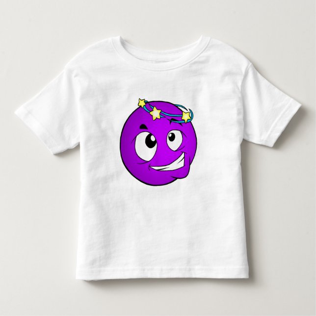 T-Shirt Emote Face Toddler Fine Jersey (Frente)