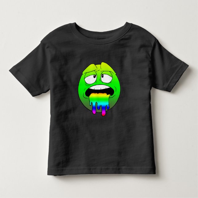 T-Shirt Emote Face Toddler Fine Jersey (Frente)