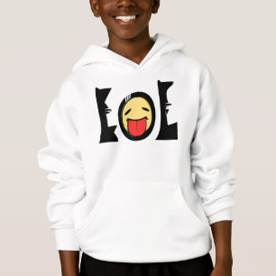 T-shirt Emoticon do ★㋡ټ (LOL) - ㋡★ encapuçado de