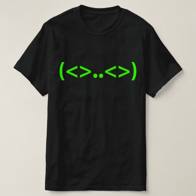 T-shirt Emoticon Japonês alienígena (Frente do Design)