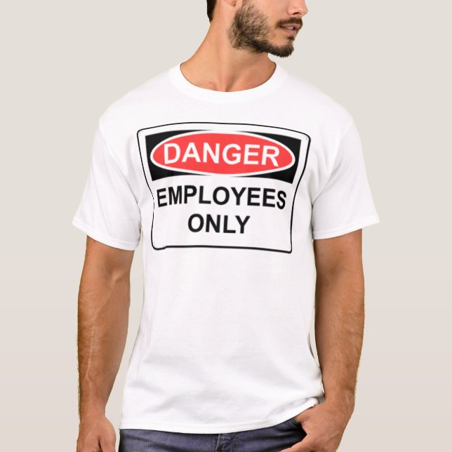 T-shirt Empregados somente (Frente)