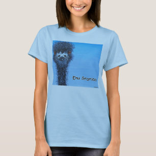 T-shirt Emu azul