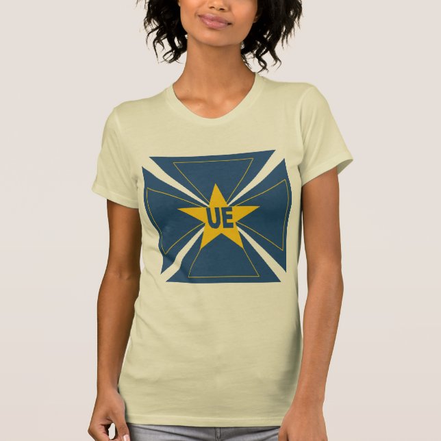 T-shirt en jersey fin crème  UE (Frente)