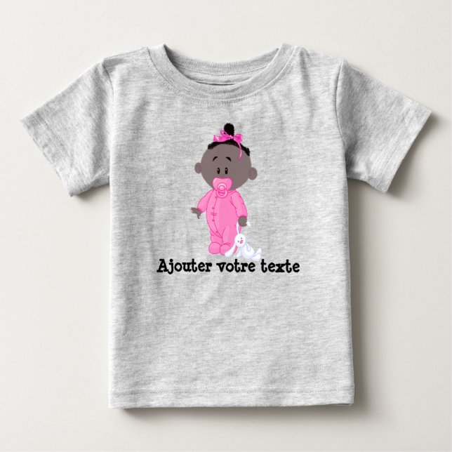 T-shirt en jersey fin pour bébé (Frente)