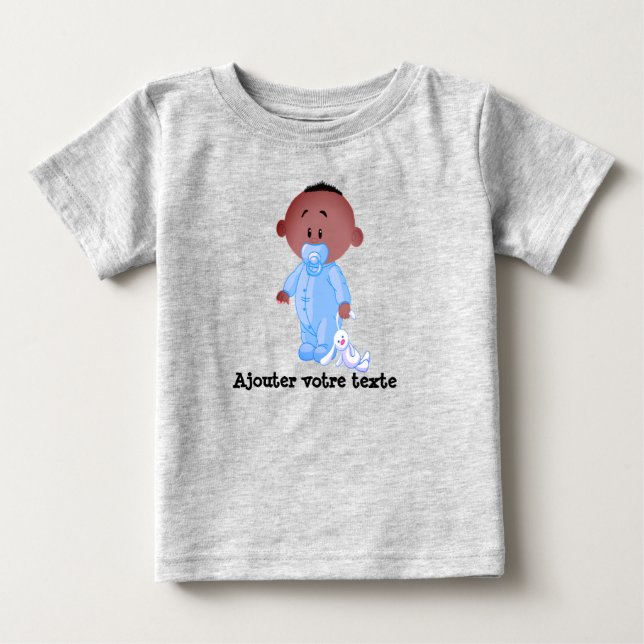 T-shirt en jersey fin pour bébé (Frente)