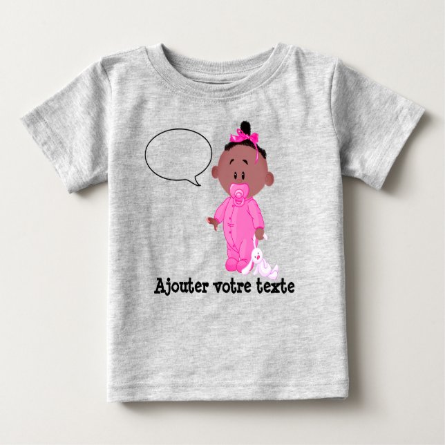 T-shirt en jersey fin pour bébé (Frente)