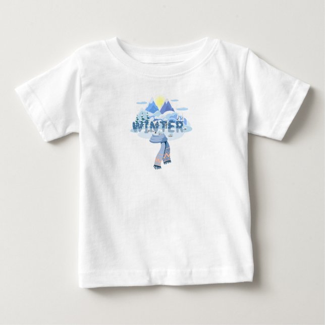 T-shirt en jersey fin pour bébés (Frente)