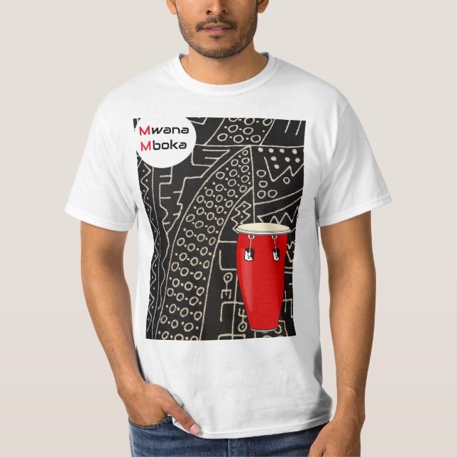 T-shirt en lingala / Mwana mboka (Frente)