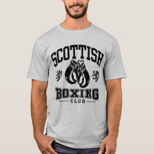 T-shirt Encaixotamento escocês