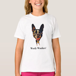 T-Shirt Encantada Boston Terrier Girls
