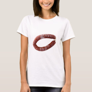 T-shirt Enchimento Chorizo isolado como Corte