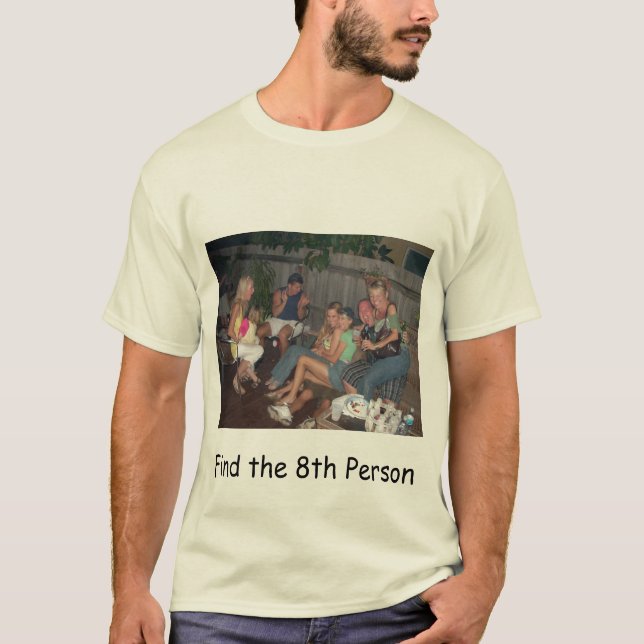 T-shirt Encontre a 8a pessoa (Frente)