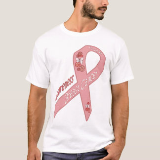 T-shirt Encontre uma cura - consciência do cancro da mama