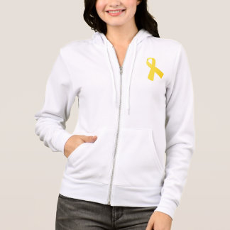 T-shirt Endometriose Endo do Hoodie da fita do amarelo do
