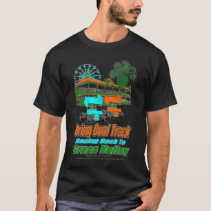 T-shirt Enegreça, traga a trilha oval que compete de volt