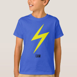 T-Shirt Energético De Um Relâmpago