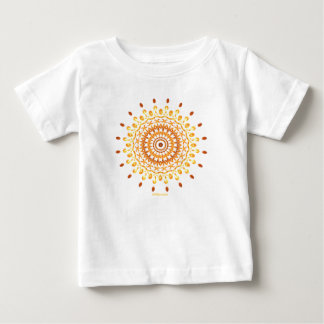 T-shirt Energia de cicatrização solar Mandala Longa Folga 