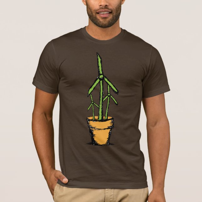 T-shirt Energia verde (Frente)