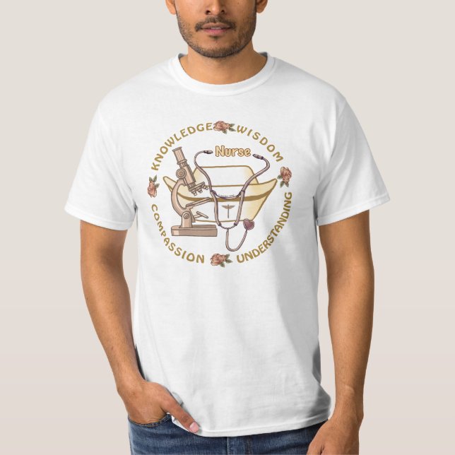 T-shirt enfermeira legal Sepia (Frente)