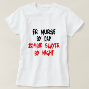 T-shirt Enfermeira Zombie Slayer ER