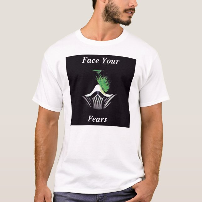 T-shirt Enfrente seus medos (Frente)