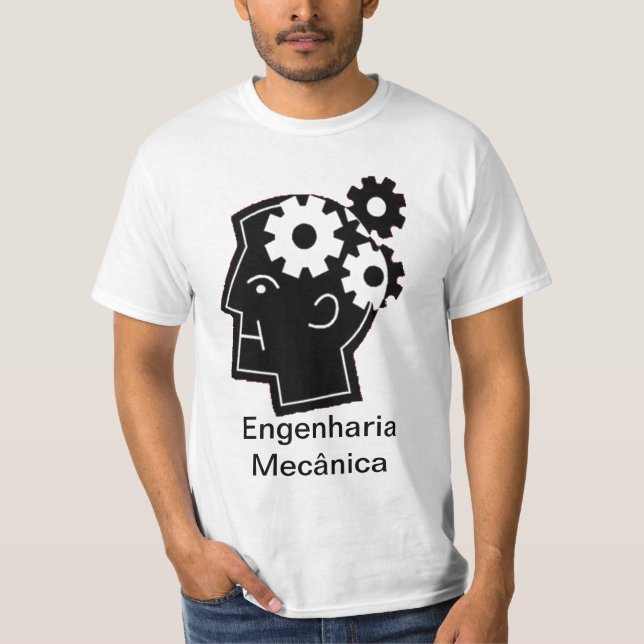 T-shirt Engenharia Mecanica (Frente)
