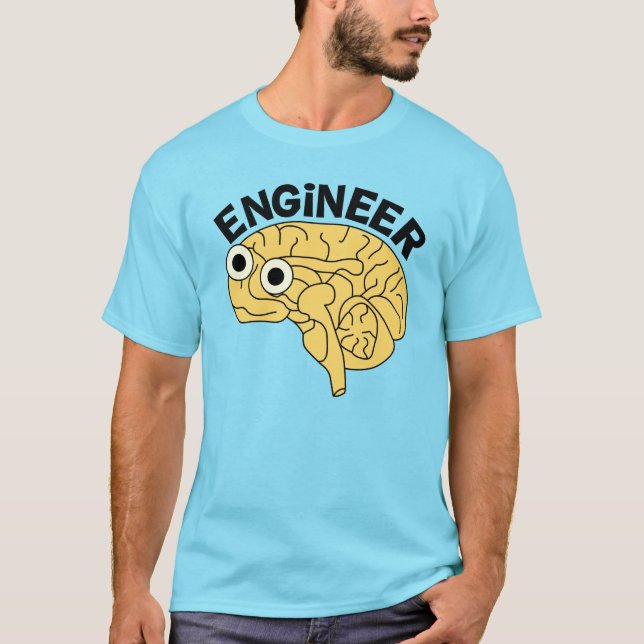 T-Shirt Engenheiro Brainy (Frente)