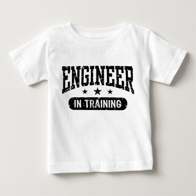 T-shirt Engenheiro no treinamento (Frente)